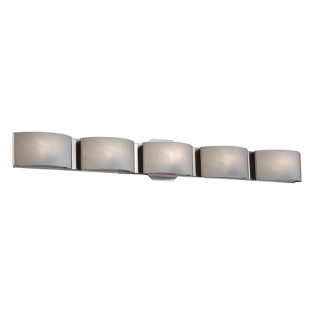 Eurofase DAKOTA, 5LT BATHBAR, CHR/WHT 30092-013